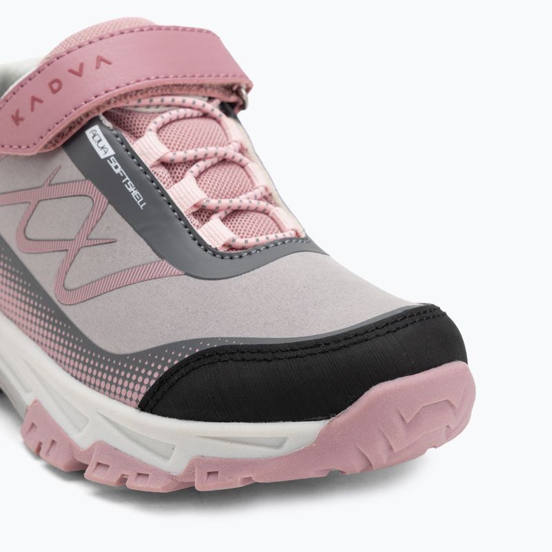 Încălțăminte de drumeție pentru copii KADVA Rocky Trail Low WaterProof Softshell gri 10