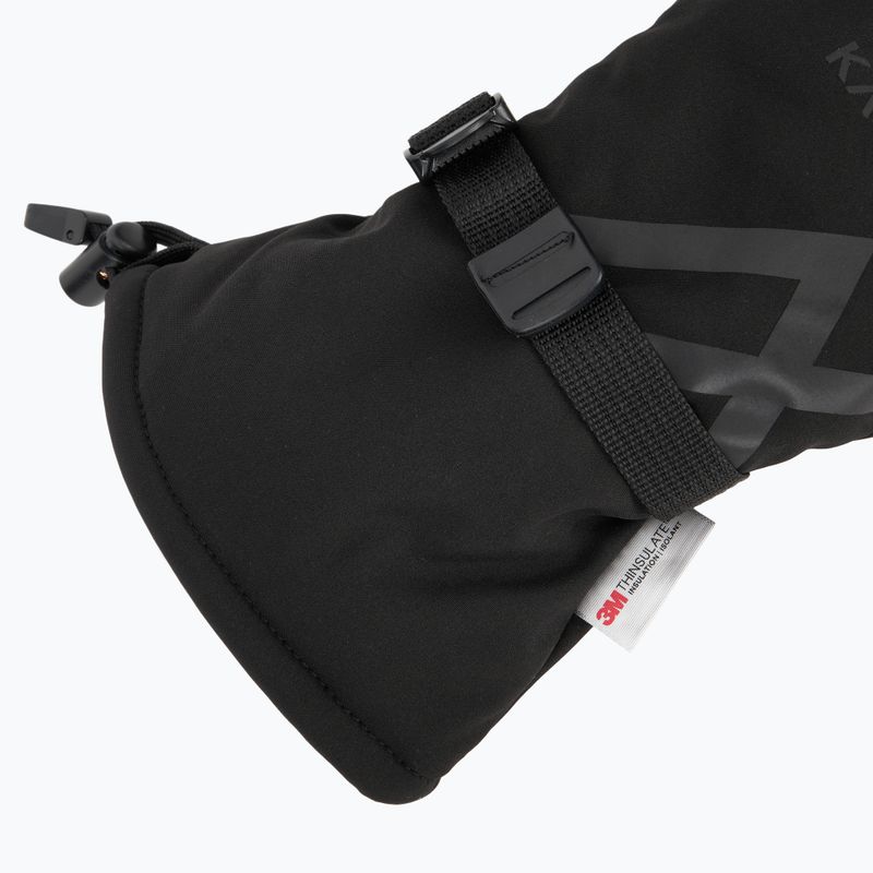 Mănuși de schi pentru bărbați KADVA Mountain Flow 3M Thinsulate negre 6
