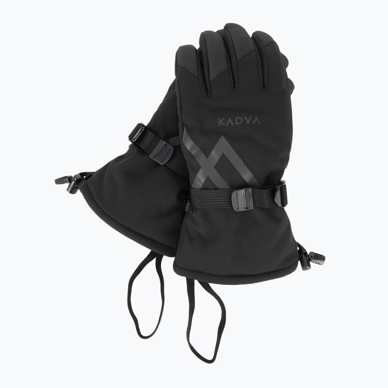 Mănuși de schi pentru bărbați KADVA Mountain Flow 3M Thinsulate negru 8