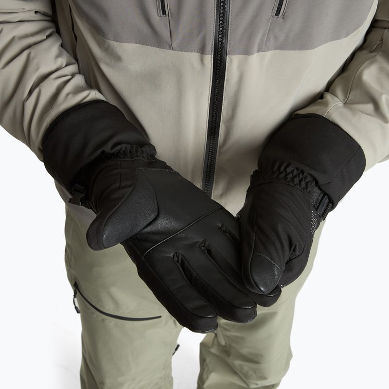 Mănuși de schi KADVA Mountain Flow Pro piele 3M Thinsulate negru 2