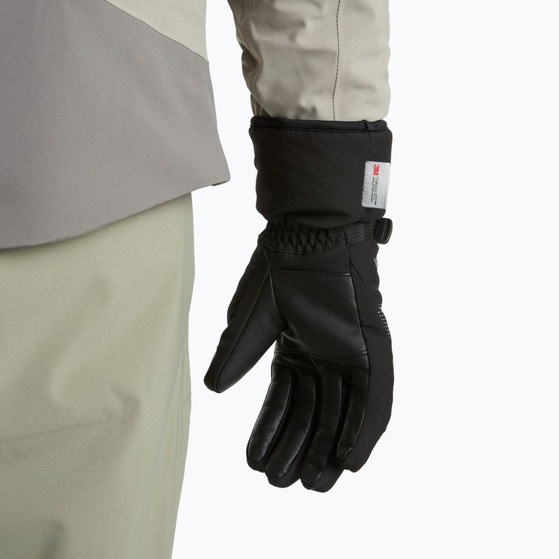 Mănuși de schi KADVA Mountain Flow Pro piele 3M Thinsulate negru 4