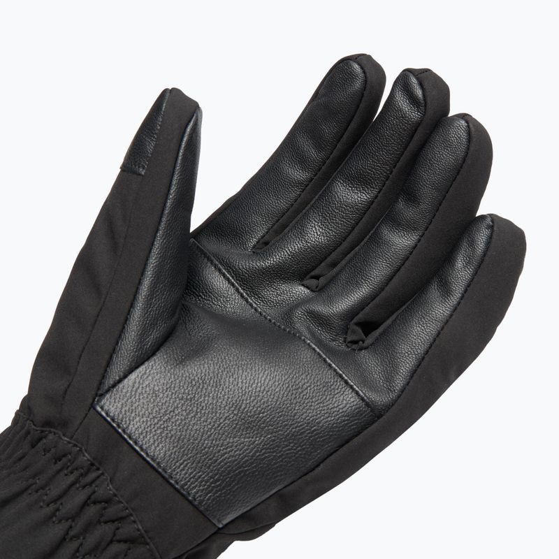 Mănuși de schi KADVA Mountain Flow Pro piele 3M Thinsulate negru 9