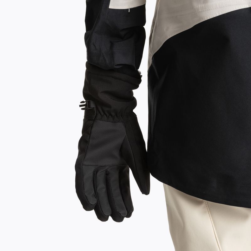 Mănuși de schi pentru femei KADVA Mountain Flow 3M Thinsulate negre 3