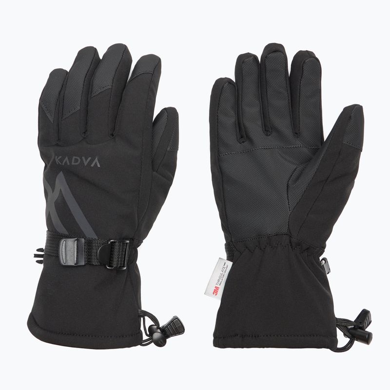 Mănuși de schi pentru femei KADVA Mountain Flow 3M Thinsulate negru 5