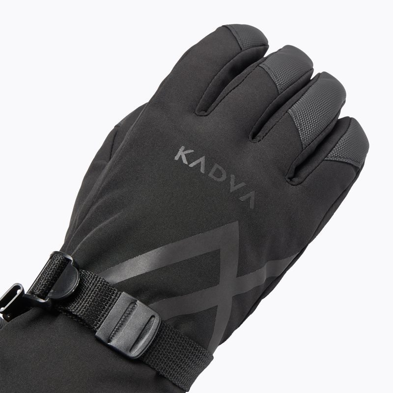 Mănuși de schi pentru femei KADVA Mountain Flow 3M Thinsulate negre 6