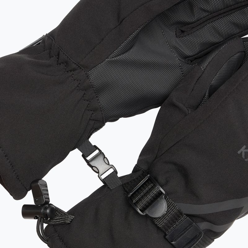 Mănuși de schi pentru femei KADVA Mountain Flow 3M Thinsulate negre 9