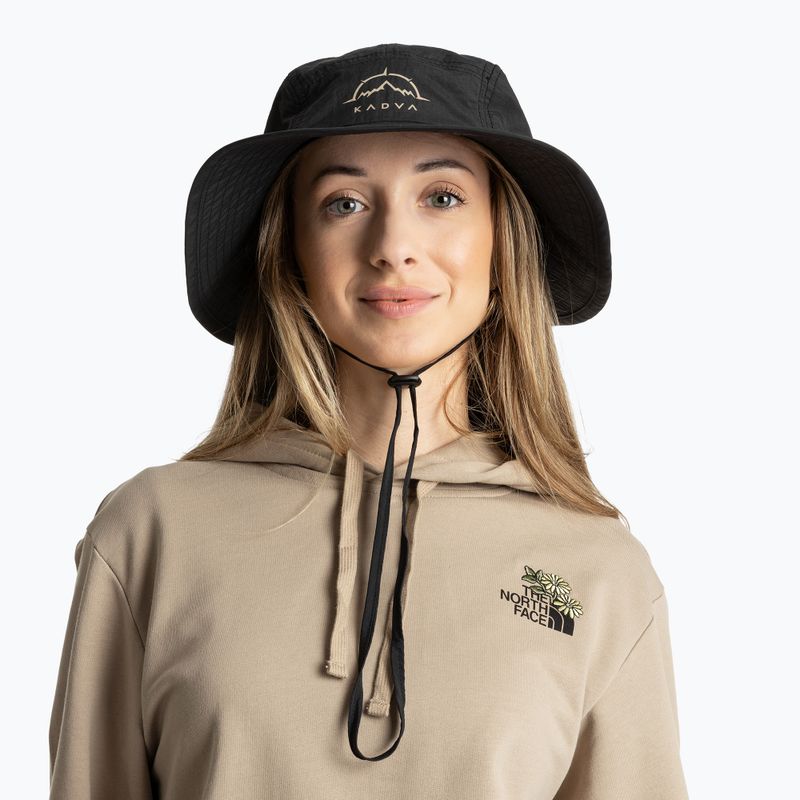 Pălărie KADVA Hiker Hat reglabilă neagră