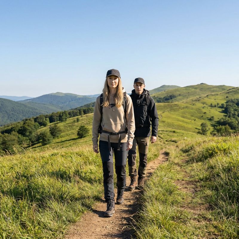 Șapcă cu cozoroc KADVA Hiker Cap negru 8