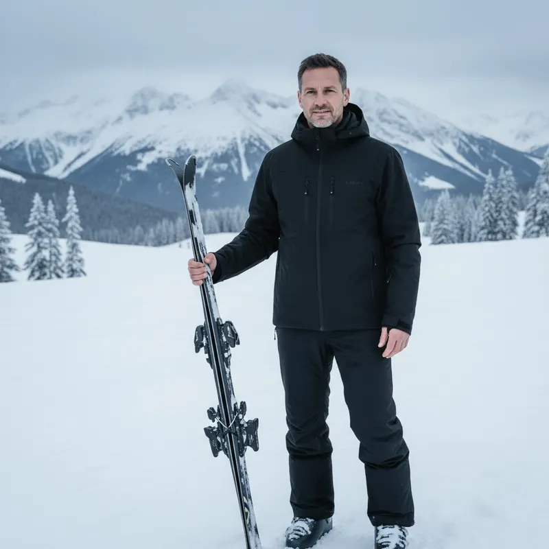 Pantaloni de schi pentru bărbați KADVA Edge X Pants czarny 12