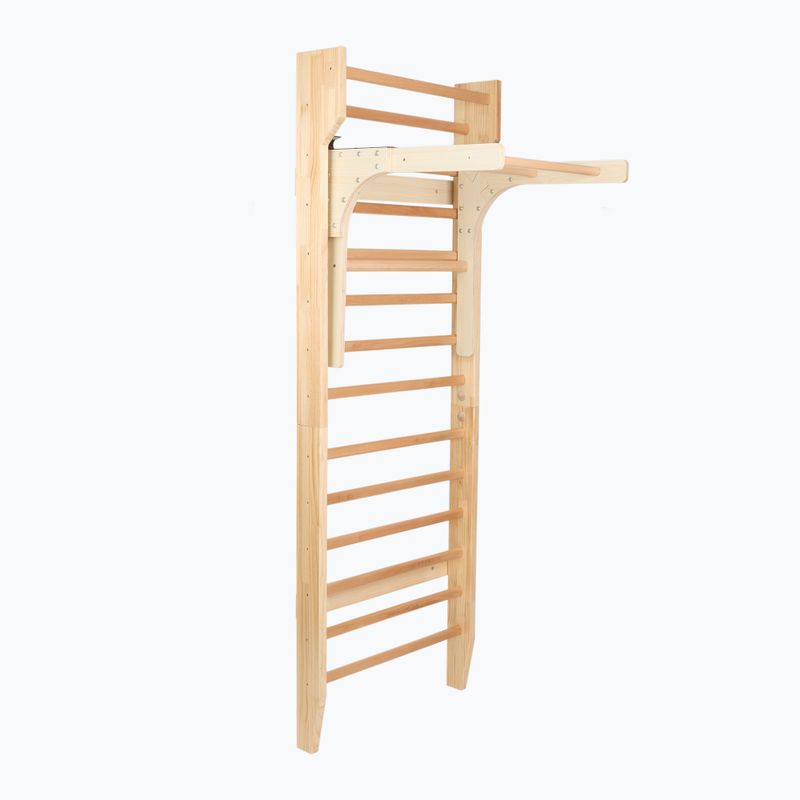 Scară gimnastică cu bară XTREXO LW100 wooden 4