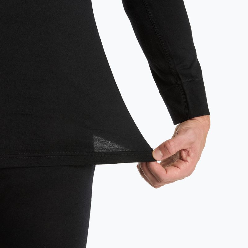 Set de lenjerie termoactivă pentru bărbați WOOLCANO Merino SET0540 negru 6