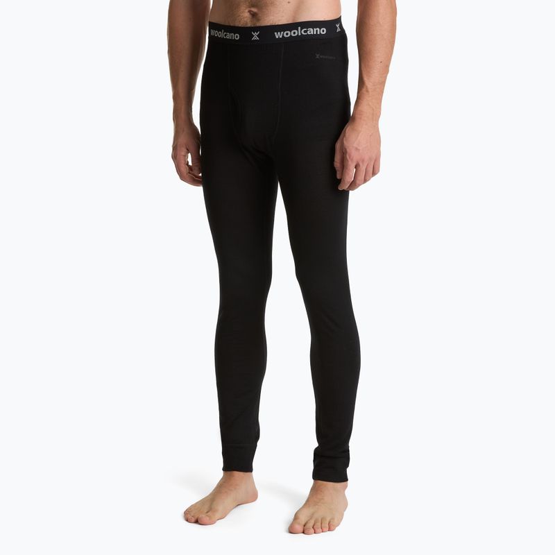 Set de lenjerie termoactivă pentru bărbați WOOLCANO Merino SET0540 negru 7