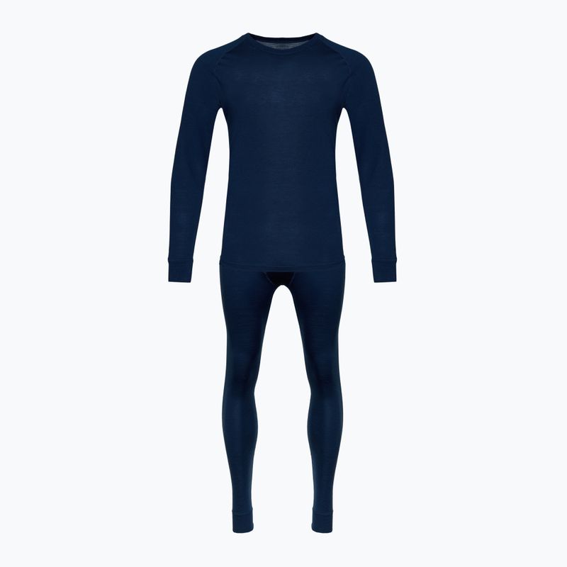 Set de lenjerie termoactivă pentru bărbați WOOLCANO Merino SET0540 bleumarin 5