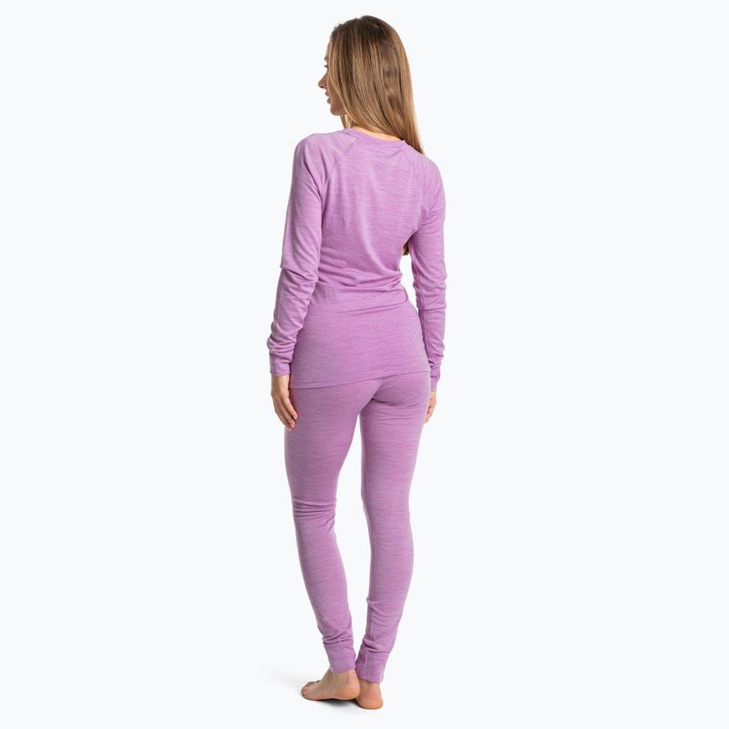 Set de lenjerie termoactivă pentru femei WOOLCANO Merino SET0543 mov 3