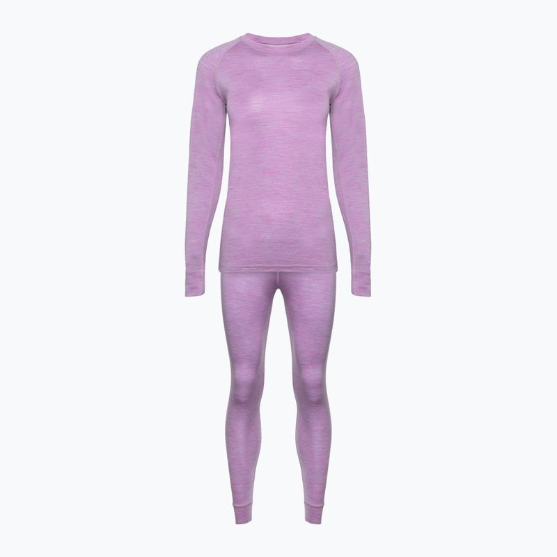 Set de lenjerie termoactivă pentru femei WOOLCANO Merino SET0543 mov 6