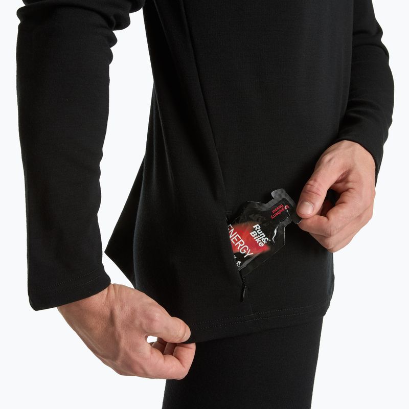 Bluză termoactivă pentru bărbați WOOLCANO Merino TOP0544 czarny 8