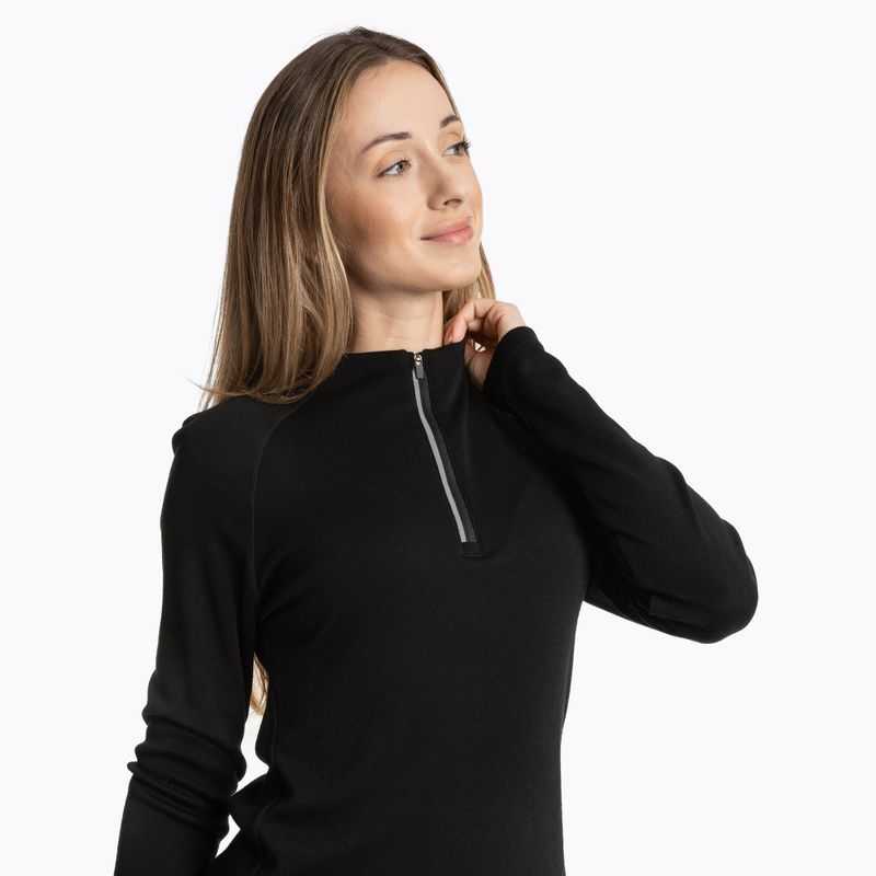 Bluză termoactivă pentru femei WOOLCANO Merino TOP0545 czarny 5