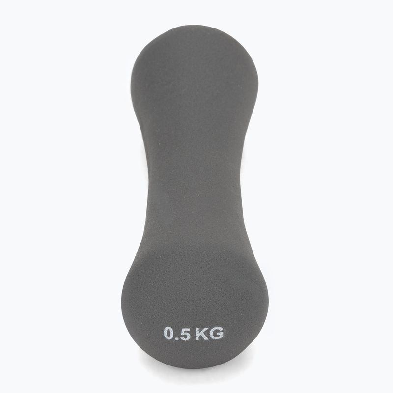 Halteră din neopren XTREXO TX0-B4M007 0,5 kg gri 3