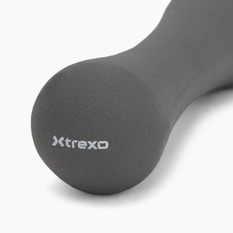 Halteră din neopren XTREXO TX0-B4M007 0,5 kg gri 6