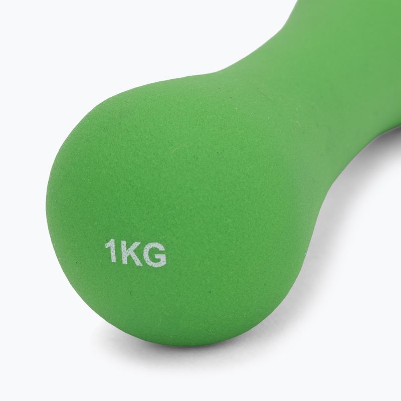 Halteră din neopren XTREXO TX0-B4M008 1 kg verde 6