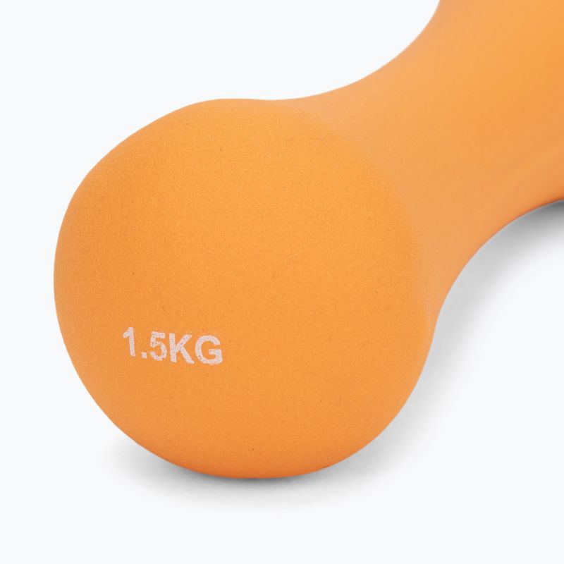 Halteră din neopren XTREXO TX0-B4M009 1,5 kg portocaliu 5