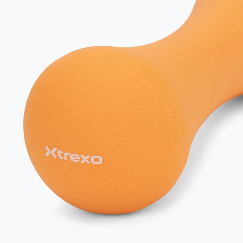 Halteră din neopren XTREXO TX0-B4M009 1,5 kg portocaliu 6
