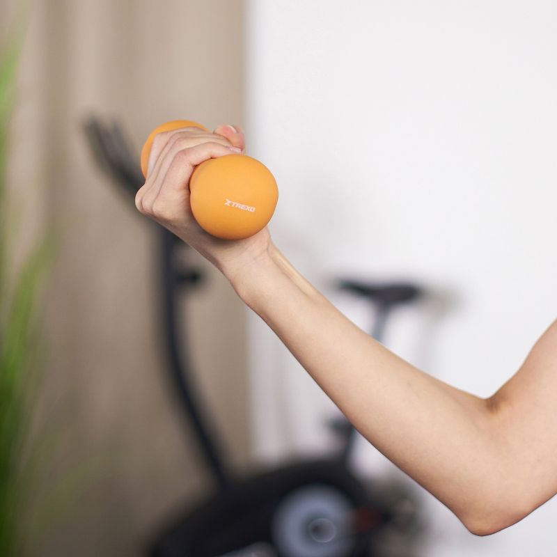 Halteră din neopren XTREXO TX0-B4M009 1,5 kg portocaliu 6