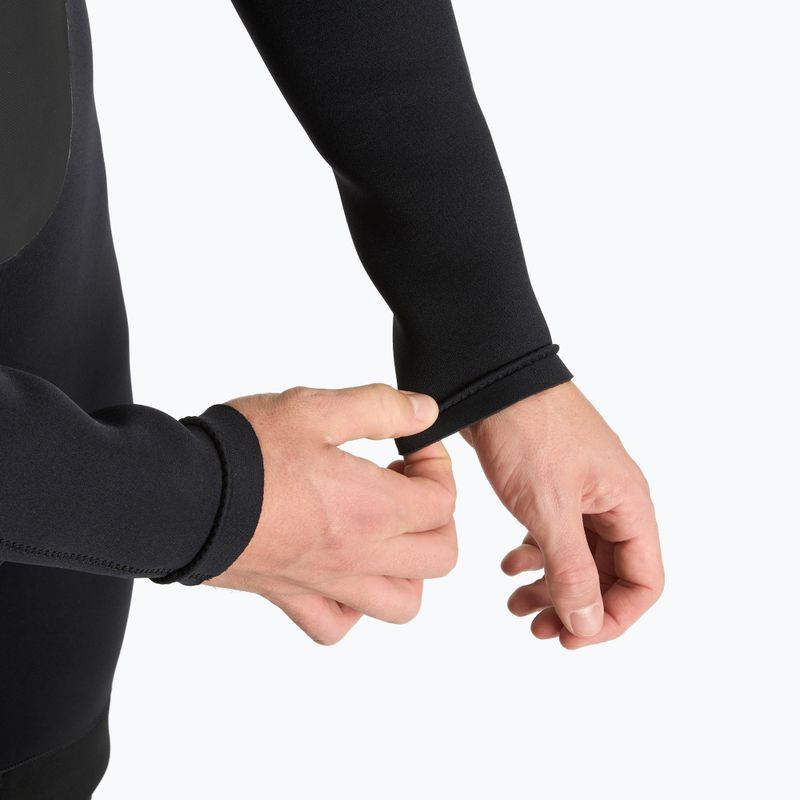 Costum de surfing pentru bărbați AQUASTIC din neopren 4/3 mm WAVEY negru 8