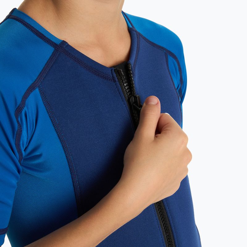 Costum de surfing pentru copii AQUASTIC din neopren 1.5 mm WAVEY albastru 5