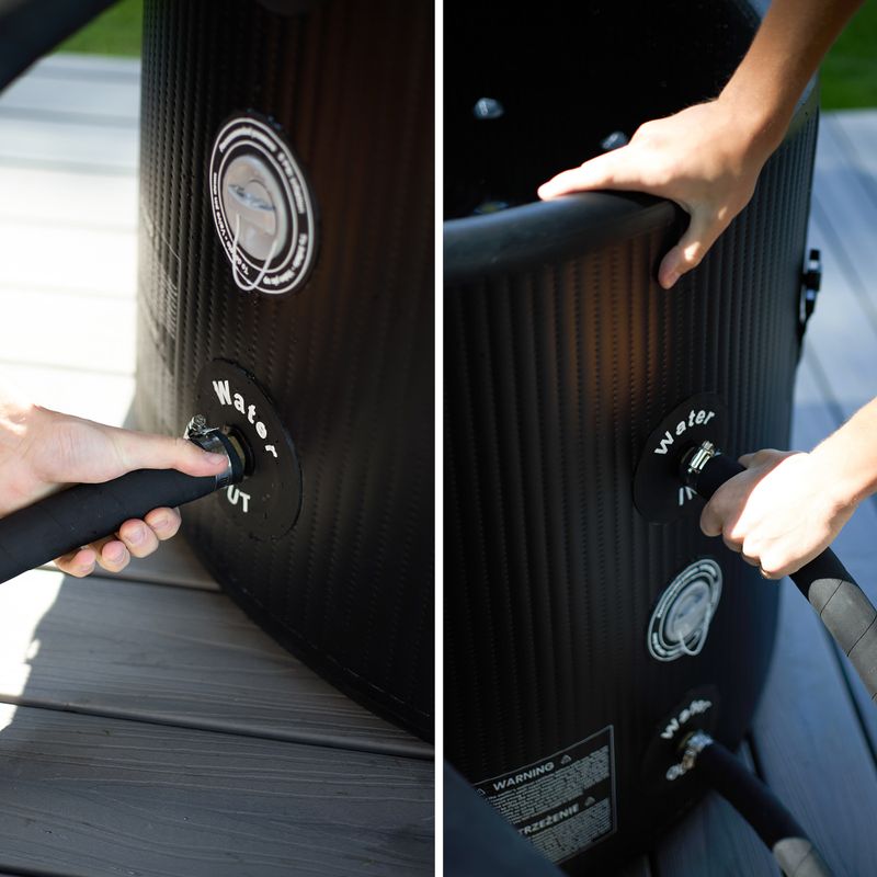 Piscină AQUASTIC do morsowania BrrFree 382L dropstitch negru 15