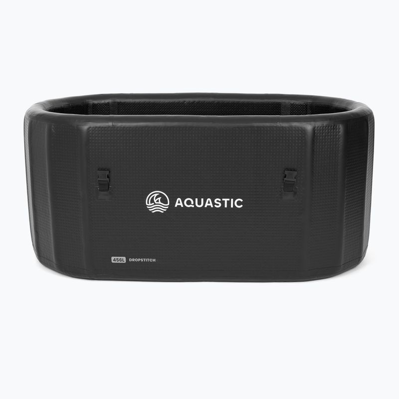 Piscină AQUASTIC do morsowania BrrFree 456L dropstitch negru 2