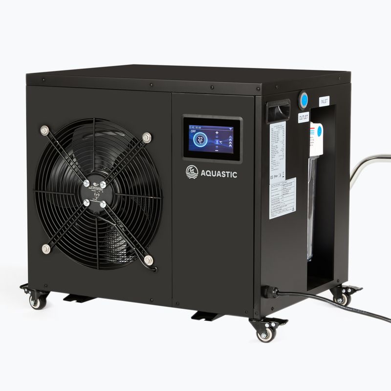 Set AQUASTIC piscina 382L cu agregat pentru băi în apă rece BrrFree negru 10