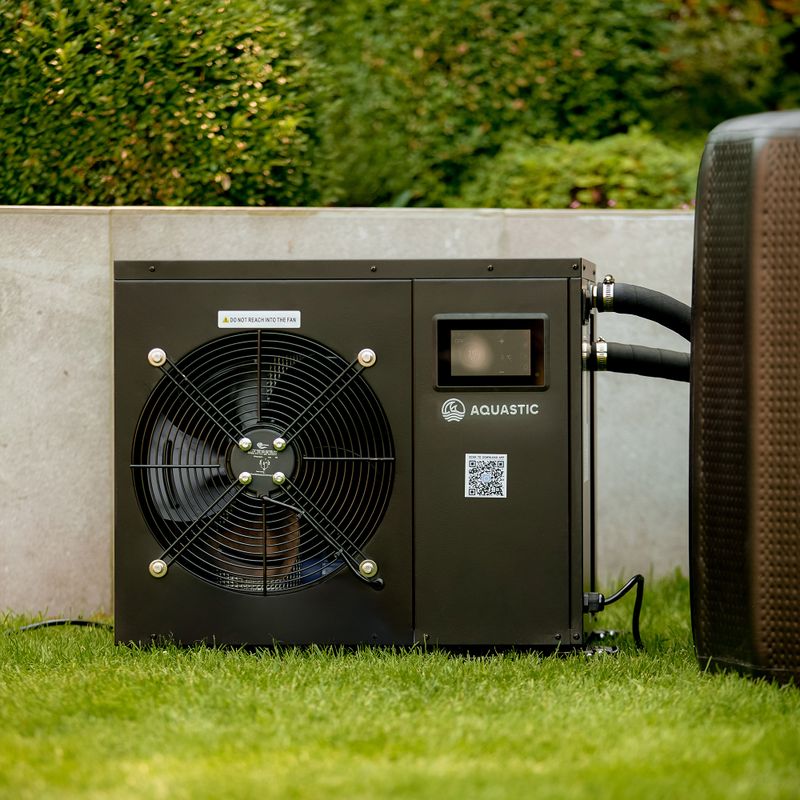 Set AQUASTIC piscină 456L cu agregat pentru băi în apă rece BrrFree negru 3