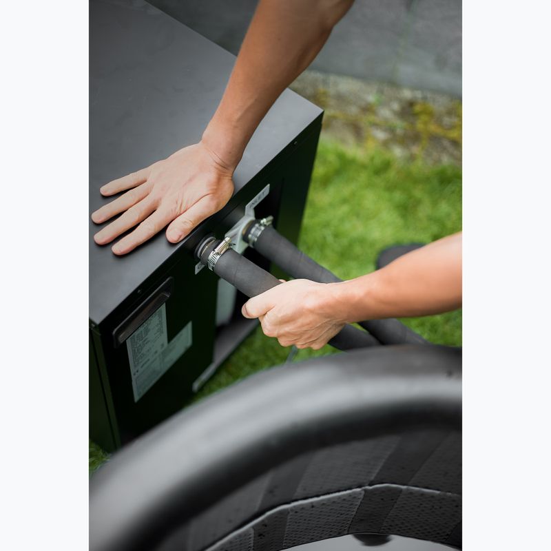 Set AQUASTIC piscina 382L cu agregat pentru băi în apă rece BrrFree negru 7