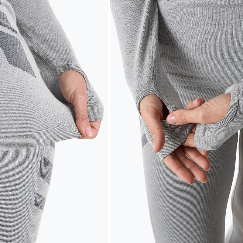 Bluză termoactivă pentru femei KADVA ALPINESTEP BAMBOO THERMO LIGHT PLUS gri 7