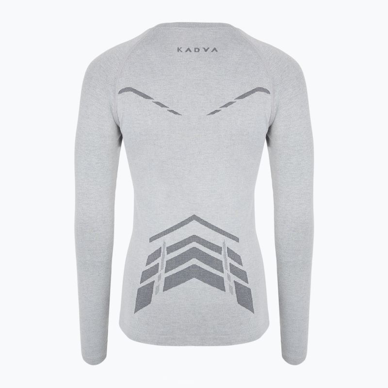 Bluza termică pentru femei KADVA ALPINESTEP BAMBOO THERMO LIGHT PLUS fără cusături, gri 9