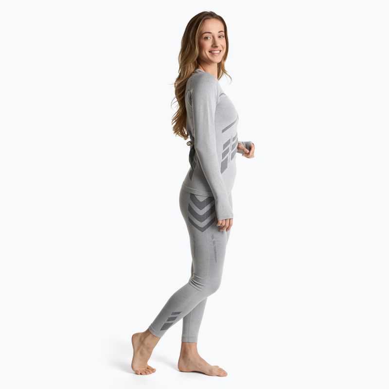 Pantaloni termoactivi pentru femei KADVA ALPINESTEP BAMBOO THERMO LIGHT PLUS grey 5