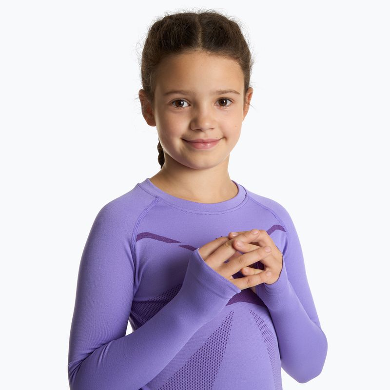 Set de lenjerie termică pentru copii KADVA ALPINESTEP THERMO LIGHT PLUS purple 5
