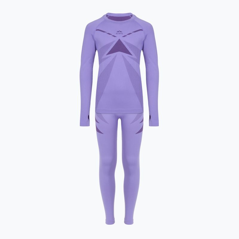 Set de lenjerie termică pentru copii KADVA ALPINESTEP THERMO LIGHT PLUS purple 10