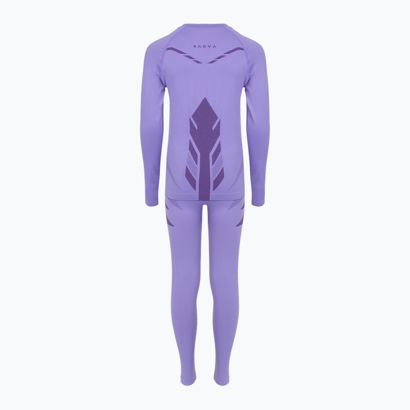 Set de lenjerie termică pentru copii KADVA ALPINESTEP THERMO LIGHT PLUS purple 11