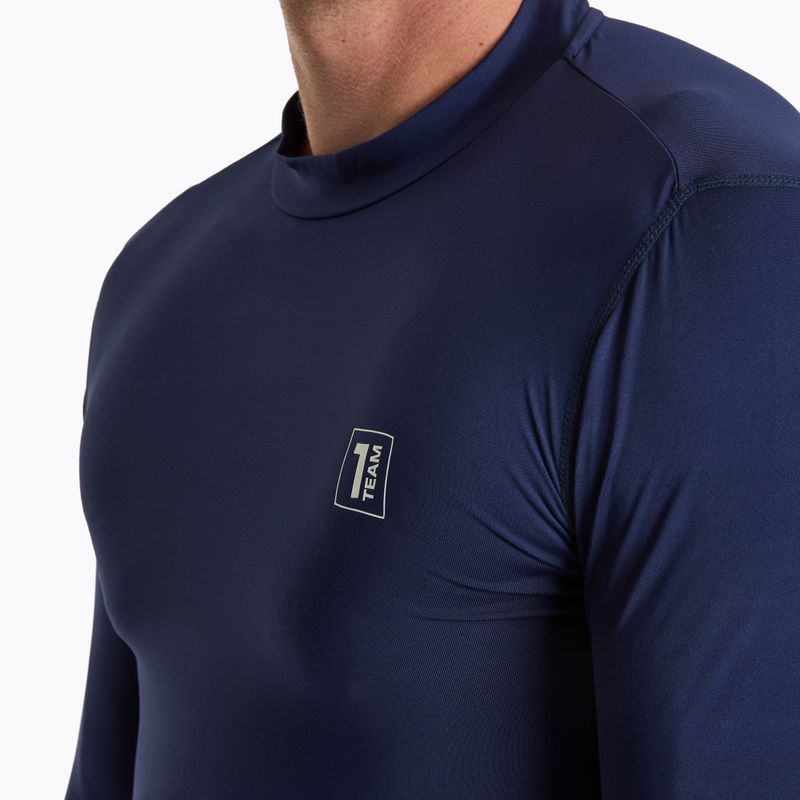 Longsleeve termoactiv OneTeam GOAL DRY PLUS navy blue 4
