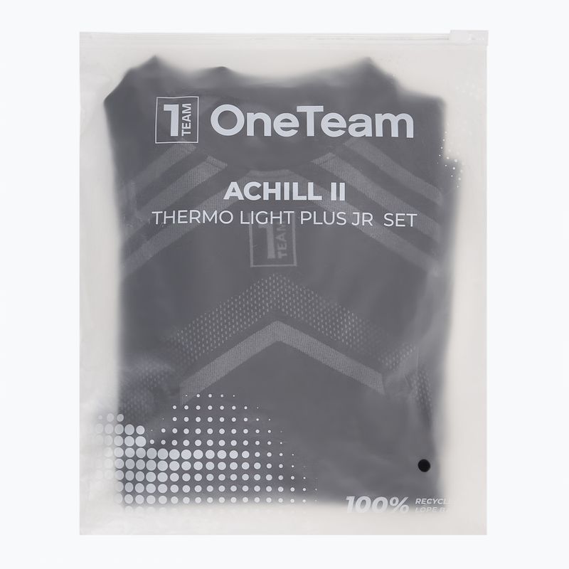 Set de lenjerie termică pentru copii OneTeam ACHILL II THERMO LIGHT PLUS black 11
