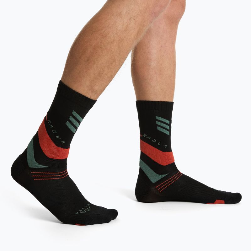 Șosete KADVA Stride Coolmax 2 perechi negru