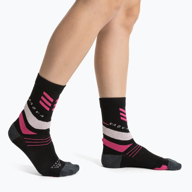 Șosete damă KADVA Stride Coolmax 2 perechi negru