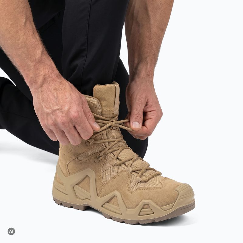 Încălțăminte trekking bărbați KADVA Thunder HG WP bej 5