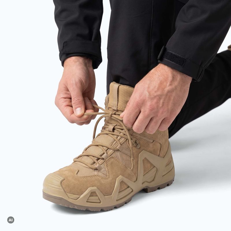 Încălțăminte trekking pentru bărbați KADVA Thunder HG WP bej 5