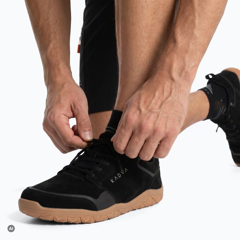 Pantofi barefoot bărbați KADVA ROOT negru 5