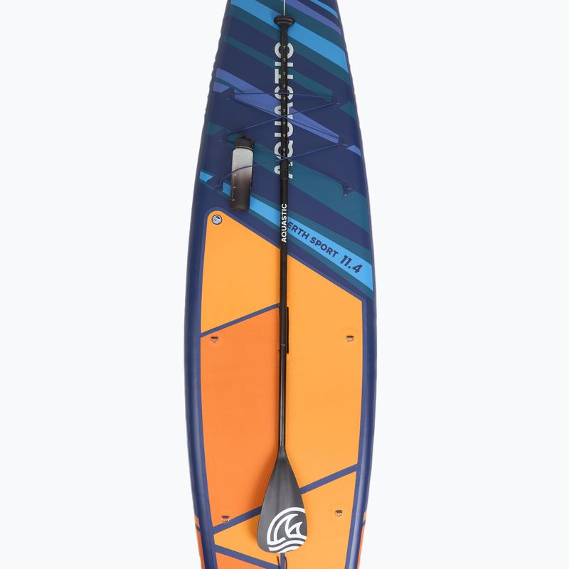 Set placă SUP gonflabilă AQUASTIC Perth Sport 11'4" MSL allround orange 10