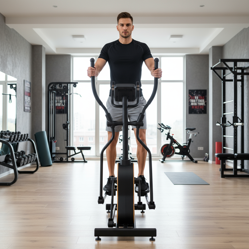 Bicicletă eliptică XTREXO OM400 Wood black 11