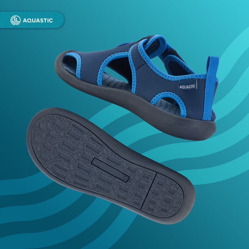 Sandale pentru copii AQUASTIC Noni albastru marin 8